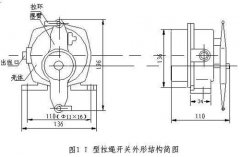 JYB/KS-2，JYB/KS-1雙向拉繩開關(guān)，事故開關(guān)KBW-220L防爆拉繩開關(guān)